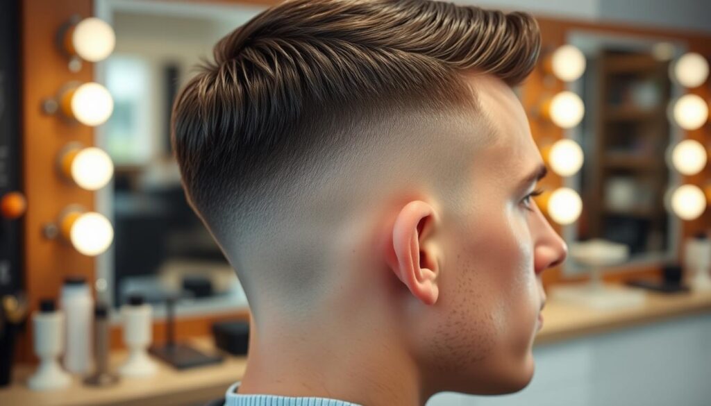 low fade hairstyle