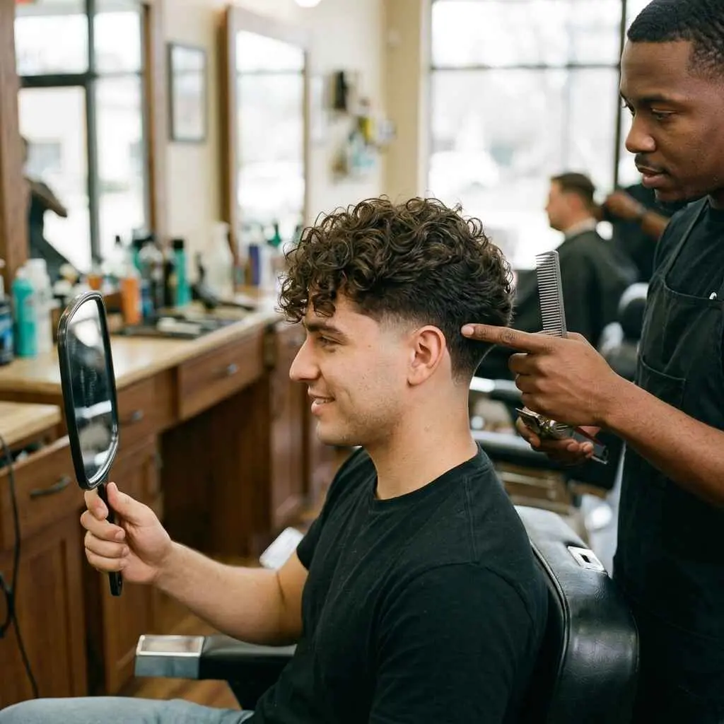 Taper Fade Curly Hair