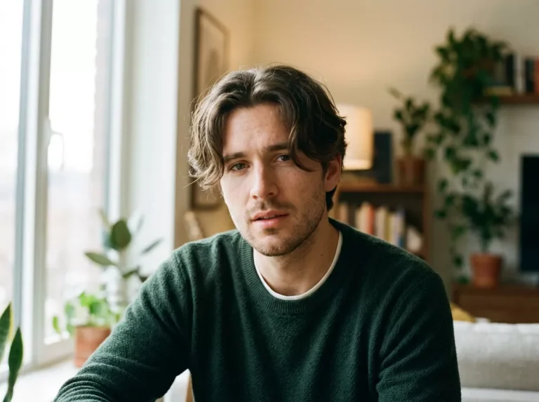 Home 6 Middle Part Hairstyle