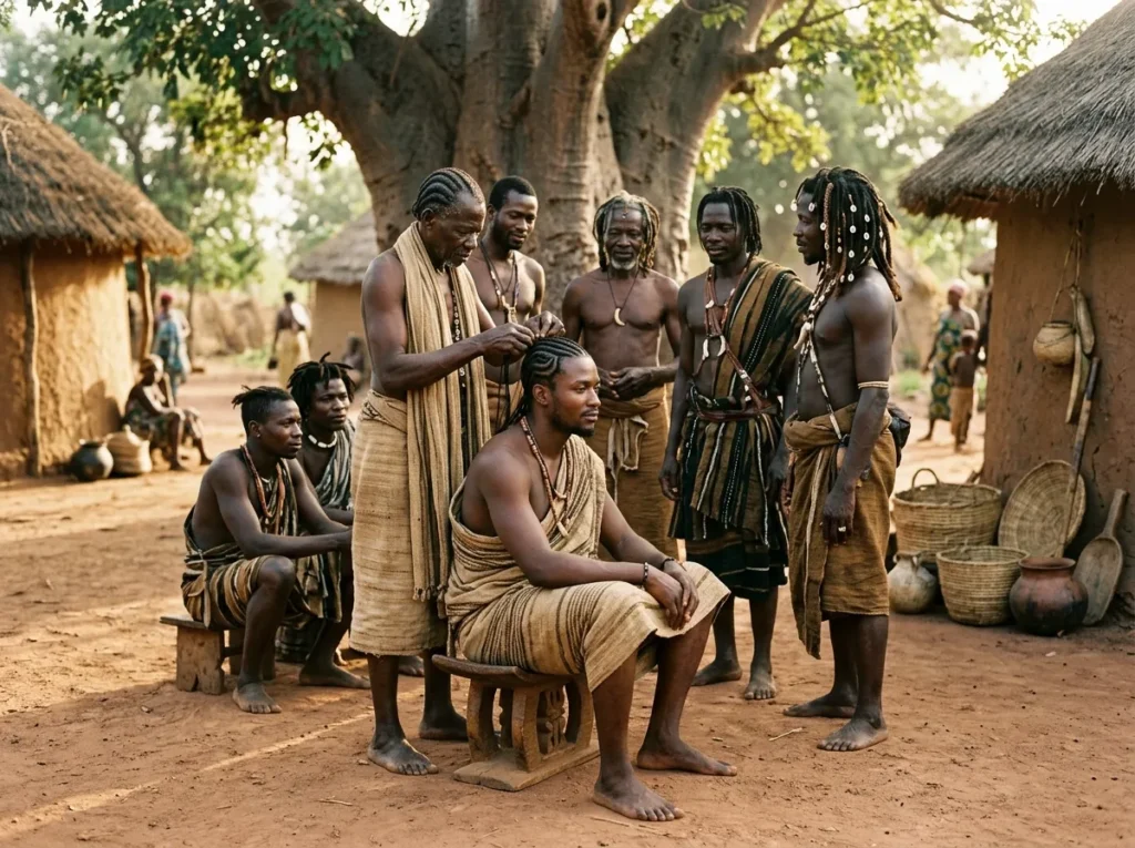 Where do African braiding traditions come from